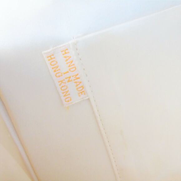 Beaded Evening Bag Clutch Purse White Cream Sequin Floral Microbeads Hong Kong V - Picture 8 of 8